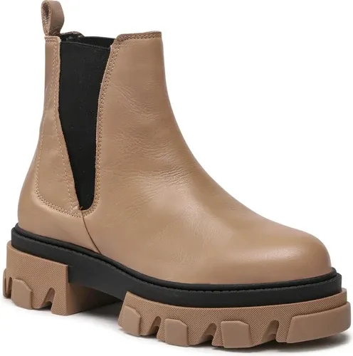 Kotníková obuv s elastickým prvkom VERO MODA - Vmlisa 10262369 Mink