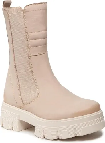 Členková obuv s elastickým prvkom MARCO TOZZI - 2-25402-29 Cream Nubuck 416