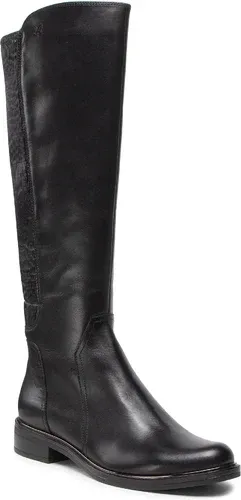 Čižmy vo vojenskom štýle Caprice - 9-25513-29 Black Comb 019