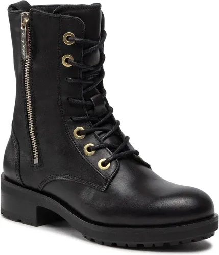 Outdoorová obuv Tommy Hilfiger - Essentials Biker Boot FW0FW06800 Black BDS