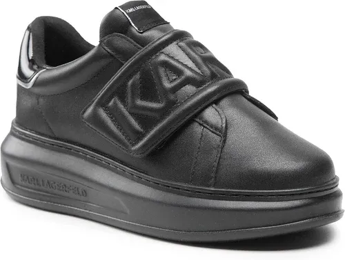 Sneakersy KARL LAGERFELD - KL62537 Black Lthr/Mono