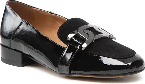 Lordsy SAGAN - 4856 Czarny Lakier/Czarny Welur