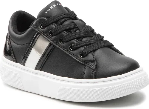 Sneakersy TOMMY HILFIGER - Low Cut Lace-Up Sneaker T3A9-32310-1451 Black 999