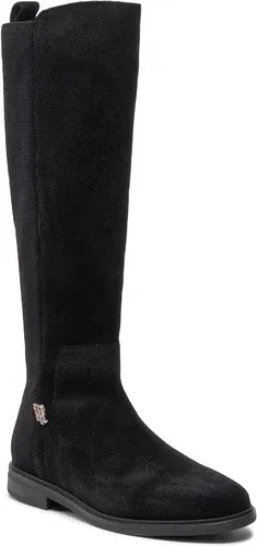 Čižmy Tommy Hilfiger - Th Essentials Longboot FW0FW07050 Black BDS