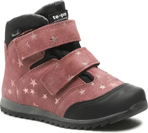 Šnurovacia obuv Mrugała - Jogi 6358/2-04 Berry Stars