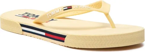 Žabky TOMMY JEANS - Flag Tommy Jeanns Beach Sandal EN0EN01855 Beurre ZFE