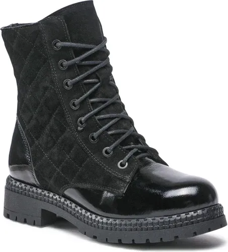 Členková obuv Pollonus - 5-1448-002 Czarny Naplak/Welur