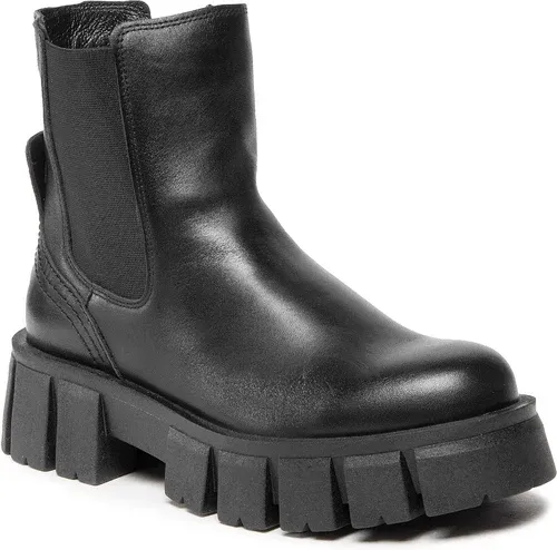 Členková obuv s elastickým prvkom Nessi - 22367 Czarny 1