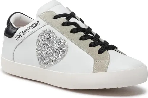 Sneakersy LOVE MOSCHINO - JA15402G1FIAC10A Mix Bia/Off/Ner/Ar