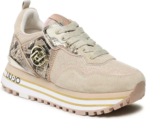 Sneakersy Liu Jo - Maxi Wonder 24 BF2103 PX300 Light Gold 04178