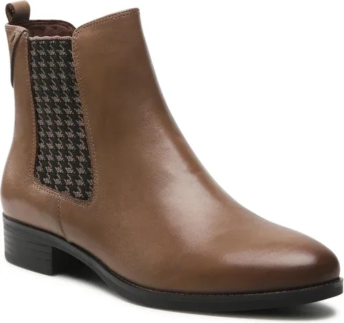 Členková obuv s elastickým prvkom Caprice - 9-25337-29 Taupe Nappa 341