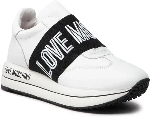Sneakersy LOVE MOSCHINO - JA15394G1FIE0 Bianco