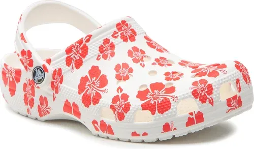 Šľapky CROCS - Classic Retro Resort Clog 207849 White/Flame