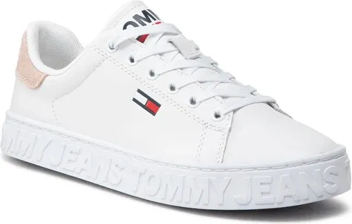 Sneakersy TOMMY JEANS - Sneaker Pop EN0EN01846 White YBR