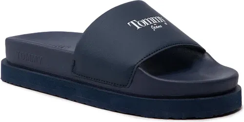 Šľapky Tommy Jeans - Flatform Pool Slide EN0EN01901 Twilight Navy C87