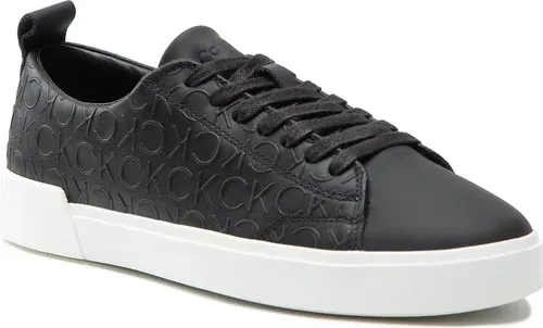 Sneakersy CALVIN KLEIN - Low Top Lace Up Mono HM0HM00880 Black Mono 0GJ