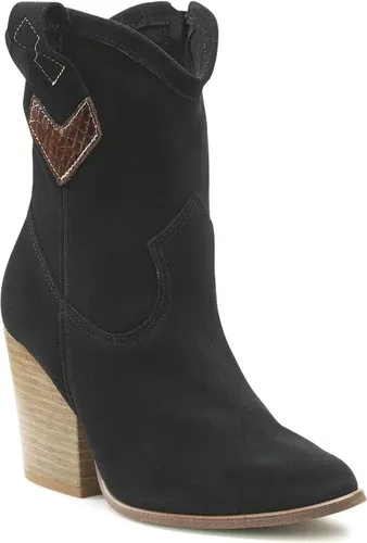 Členková obuv Roberto - 2808 Czarny Welur