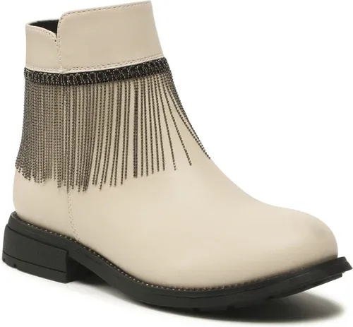 Šnurovacia obuv Nelli Blu - CS2920-32 Beige