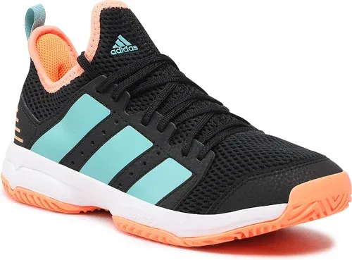 Buty adidas - Stabil Jr GX3761 Core Black/Core Black/Beam Orange