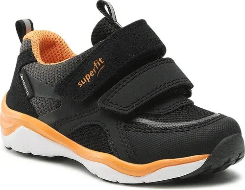 Sneakersy SUPERFIT - GORE-TEX 1-000236-0010 M Schwarz/Orange