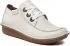 Poltopánky Clarks - Funny Dream 261654444 White Leather