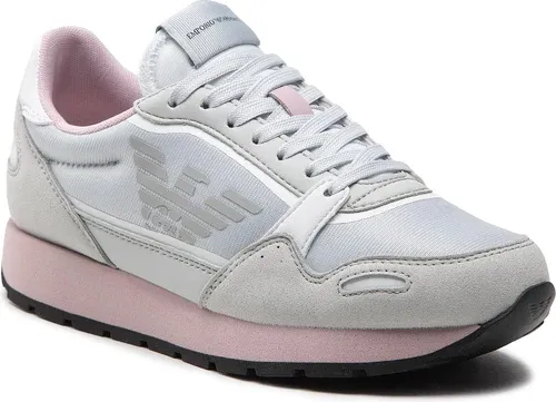 Sneakersy EMPORIO ARMANI - X3X058 XN313 S123 Perla/Op.White/Rosa
