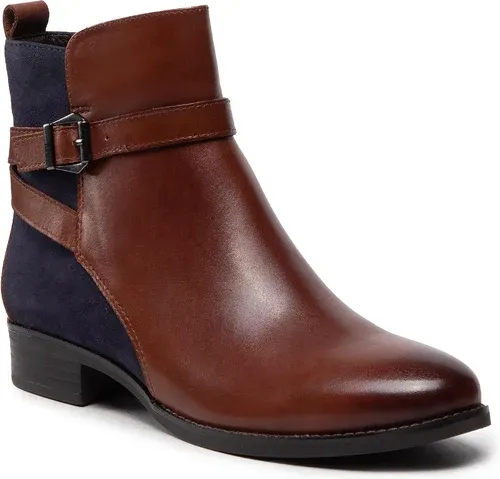 Členková obuv Caprice - 9-25330-29 Cognac/Ocean 387