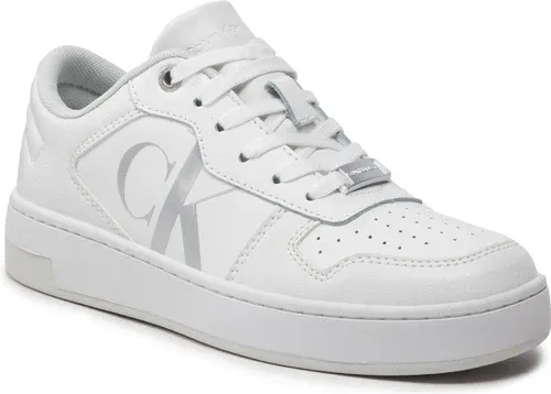 Sneakersy Calvin Klein Jeans - Basket Cupsole Bold Mono Lth Wn YW0YW00846 Bright White YAF