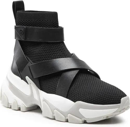 Sneakersy MICHAEL Michael Kors - Nick Strap Bootie 43T2NIFE6D Blk/Opticwht