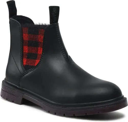 Členková obuv s elastickým prvkom Wrangler - Spike Chelsea WL22562A Black/Red 289