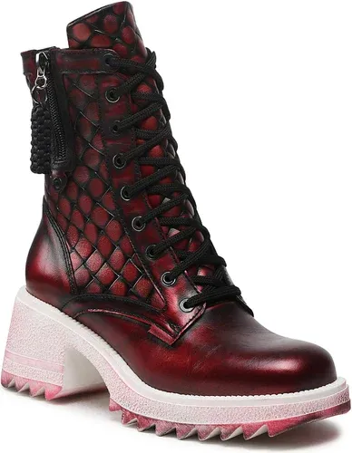 Členkové čižmy SIMEN - 5276A Weinrot