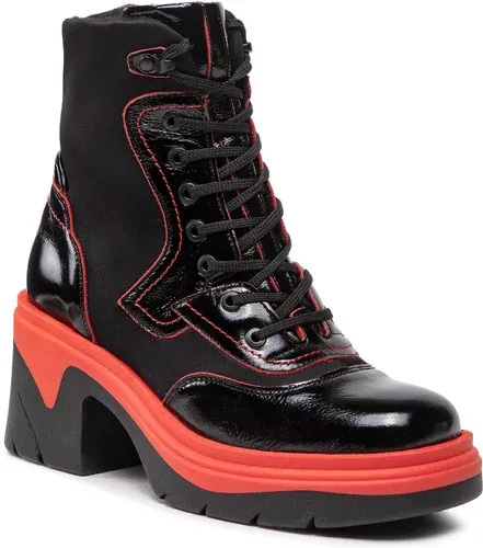 Členková obuv Simen - 5362A N.Schwarz/Rot