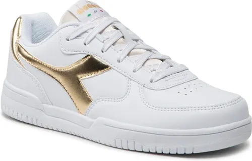 Sneakersy DIADORA - Raptor Low Metalic Satin Wn 101.178641 01 C1070 White/Gold