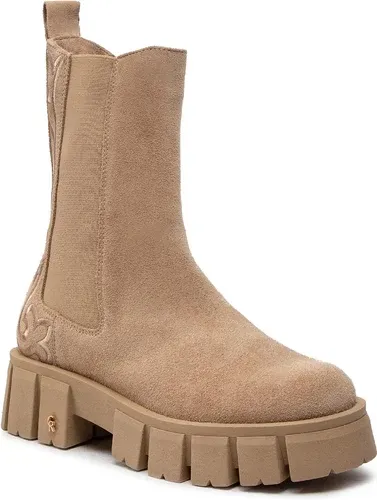 Členková obuv s elastickým prvkom Carinii - B8593 O17-000-000-F57