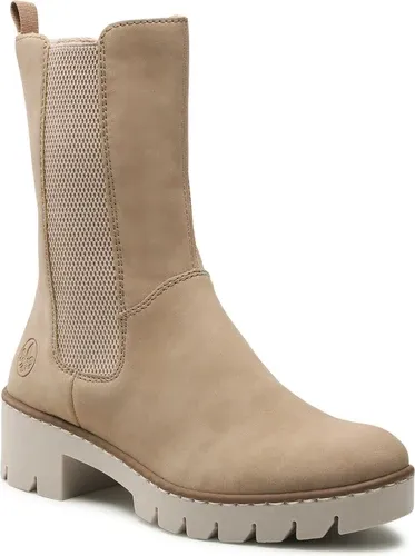 Členkové čižmy RIEKER - X5752-60 Beige