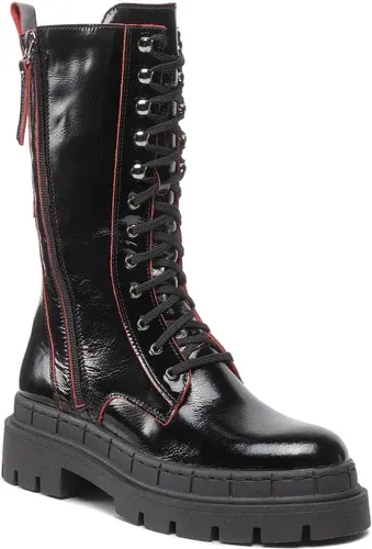 Členková obuv Simen - 5285A N.Czarny/Czerwony