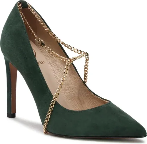 Lodičky Baldowski - D04098-1451-004 Zamsz Zielony 728