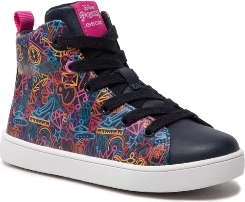 Členková obuv GEOX - J Kathe G. H J26EUH 00004 C4268 S Navy/Fuchsia