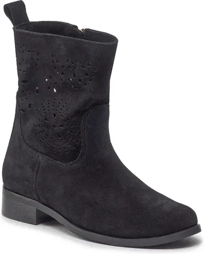 Členková obuv Roberto - 2904/W Czarny Welur