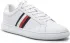 Sneakersy Tommy Hilfiger - Corporate Cup Leather Stripes FM0FM04275 White YBR