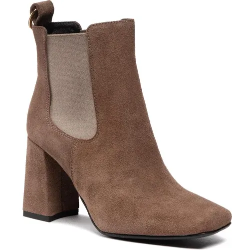 Členková obuv Karino - 4385/008-P J.Brąz/Welur