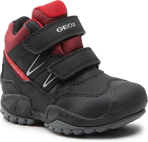 Šnurovacia obuv Geox - J N.Savage B.B Abx A J261WA 0CEFU C0048 M Black/Red
