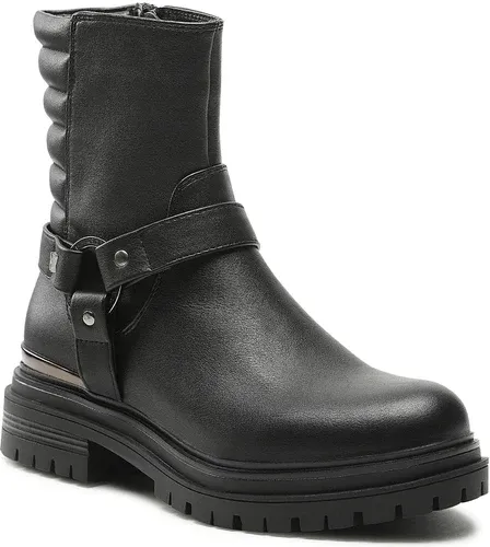 Členkové čižmy WRANGLER - Courtney Moto Bike WL22617A Black 062