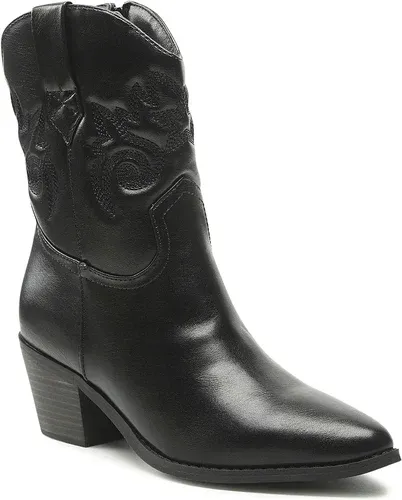 Členkové čižmy JENNY FAIRY - WS020801-02 Black