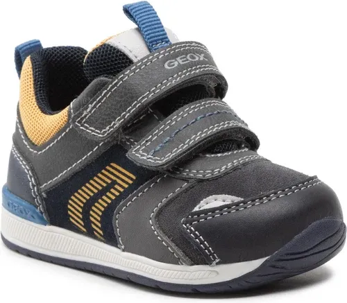 Sneakersy Geox - B Rishon B.B B150RB 022ME C9353 Anthracite/Yellow