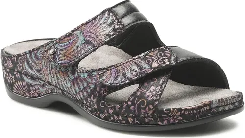 Šľapky Berkemann - Janna 01027 Neon-Paisley/Schwarz