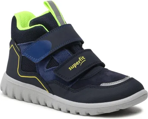 Šnurovacia obuv Superfit - GORE-TEX 1-006201-8000 D Blau/Gelb
