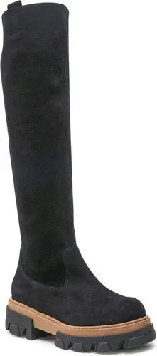 Čižmy Roberto - 648 Czarny Welur