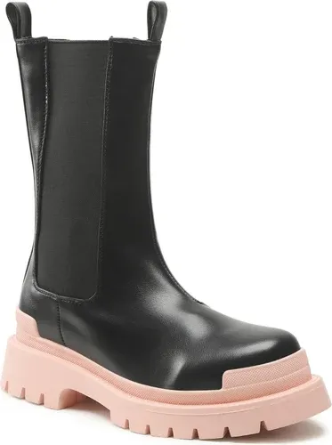 Členková obuv s elastickým prvkom Raid - Kerry Black/Pink