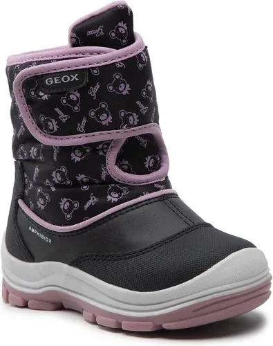 Snehule GEOX - B Flanfil G.B Abx G B263WG 050MN C9231 S Black/Dk Pink
